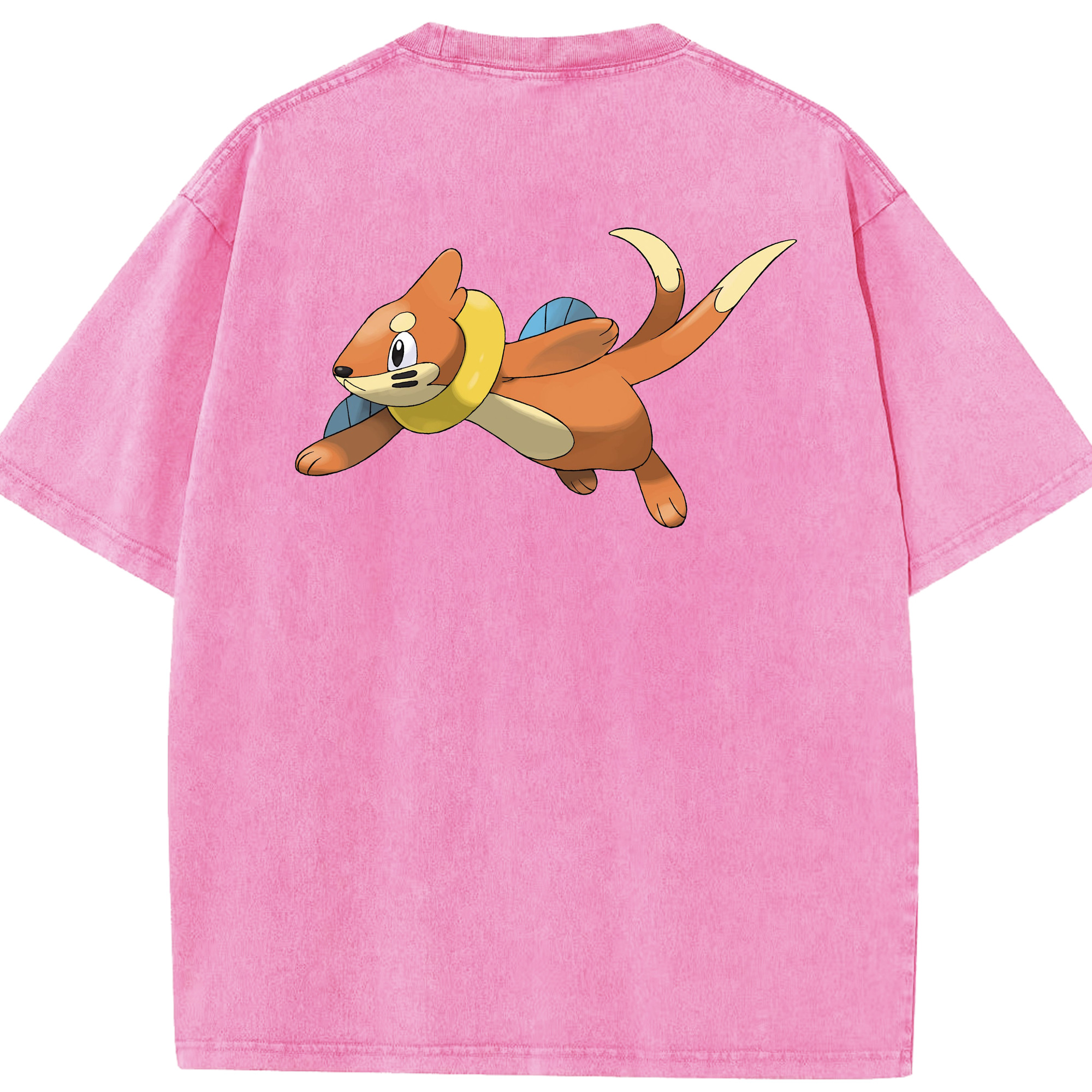 （画像用） ポケットモンスター Pokémon 綿100% ヴィンテージ風 半袖Tシャツ（背面プリント）